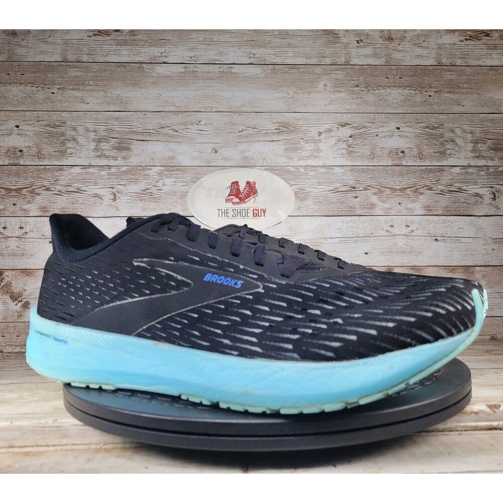 Brooks Hyperion 1 Men Size 13 Tempo Black Blue Athletic Running Training Shoes